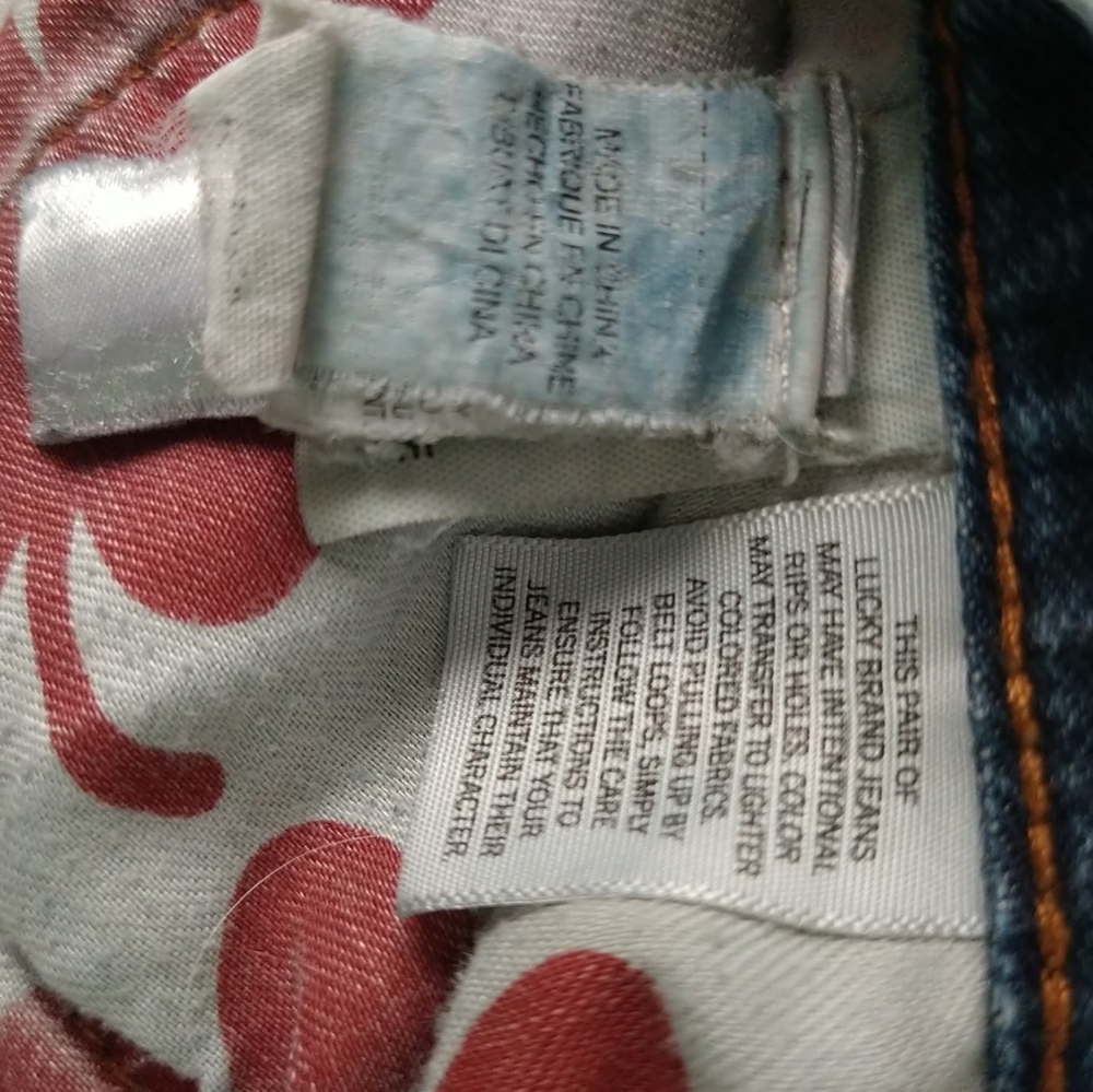 Lucky Brand denim blue jeans 361 vintage straight W34 L32 - Picture 4 of 9